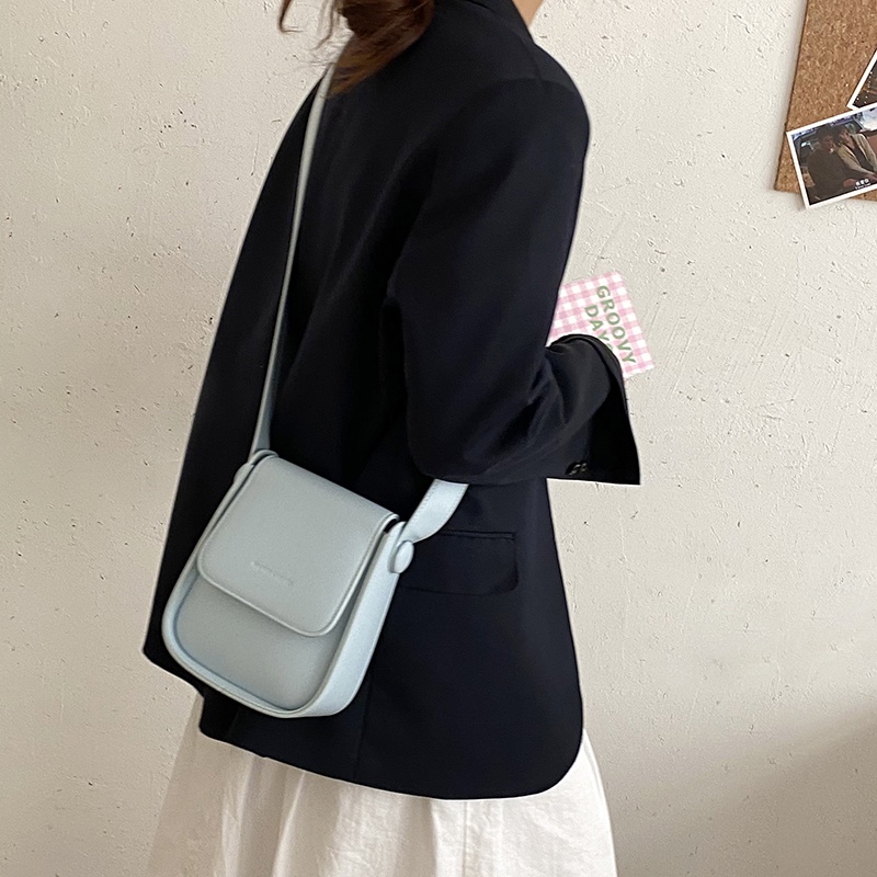 Suhao All-Match In Messenger Bag Wanita Musim Panas 2021 Baru Fashion Trendi Tas Sadel French Niche Tas Bahu Tas Ketiak