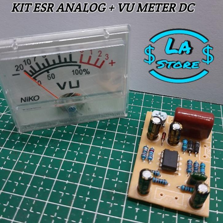 10.10 MALL KIT ESR ANALOG + VU METER / PAKET HEMAT KIT ESR ANALOG IC JRC4558D ?
