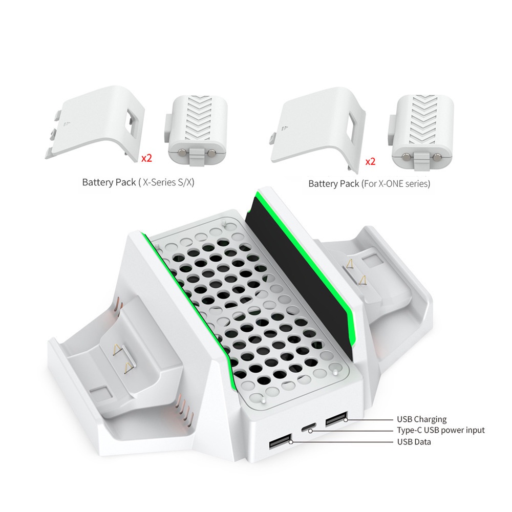 Dobe Multifunctional Cooling Stand Battery Pack for Xbox Series S TYX-0663