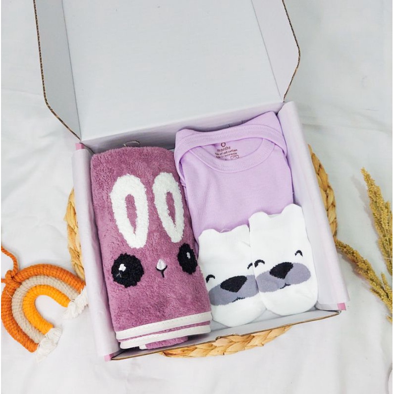 Hampers Bayi / Kado Bayi / hampers bayi perempuan / hampers bayi laki laki / Hampers Baby-Celia Purple