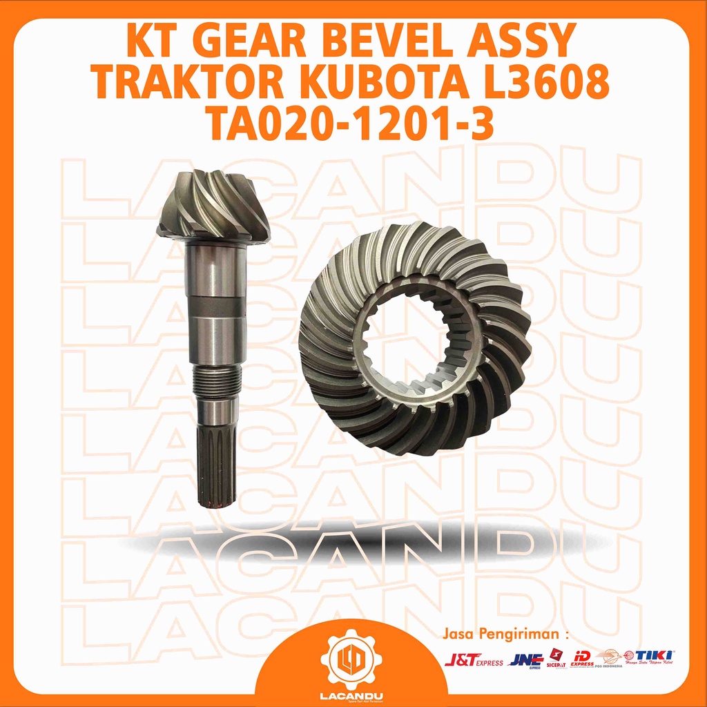 KT GEAR BEVEL ASSY TRAKTOR KUBOTA L3608 TA020-1201-3 FOR TRAKTOR HARVESTER LACANDU PART