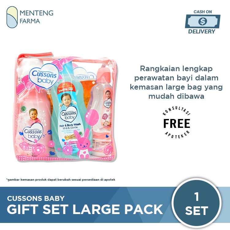 Cussons Baby Gift Set Large Pack - Paket Hadiah Kado Hampers Bayi Lahir