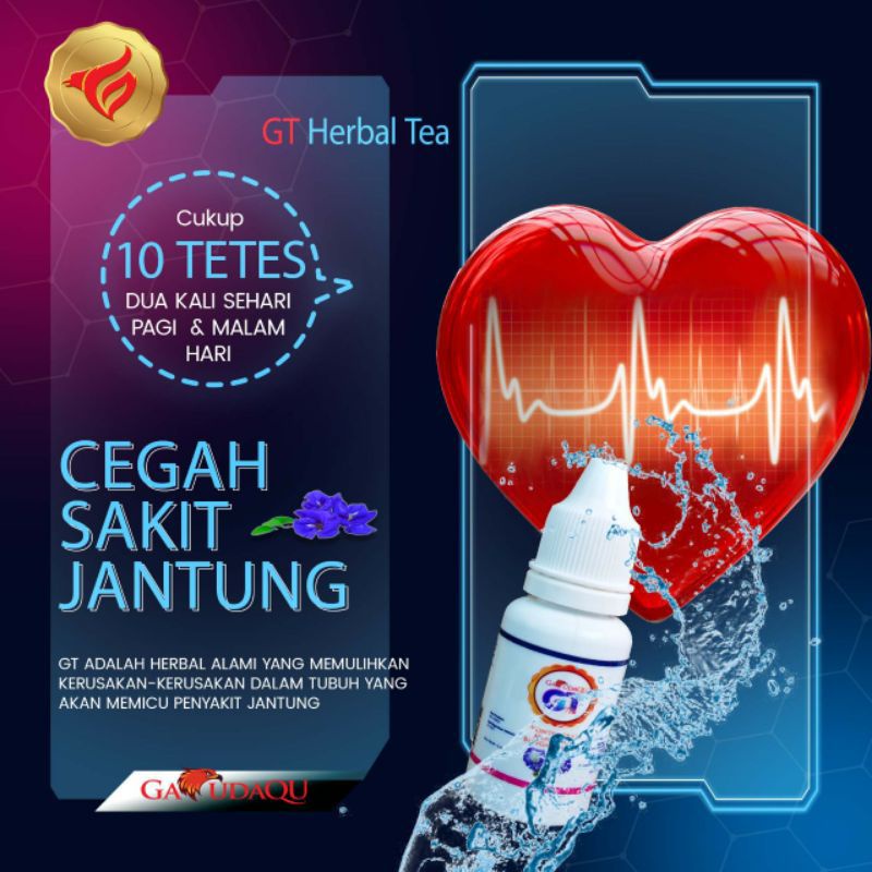 0Herbal Tetes Teh Bunga Telang GT Merk GARUDAQU BPOM ORGINAL ALAMI