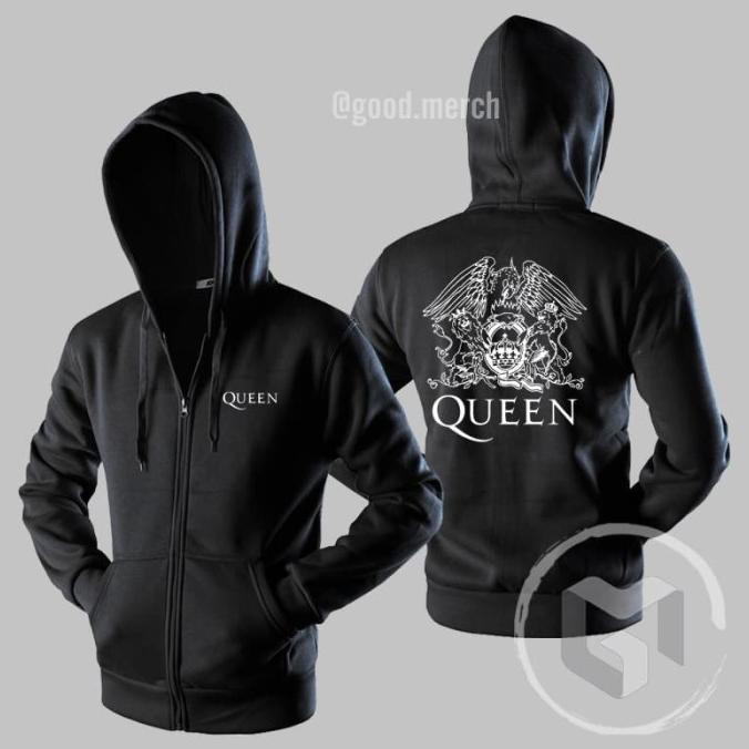 Jaket Pria Band Queen Sweater Distro Polos