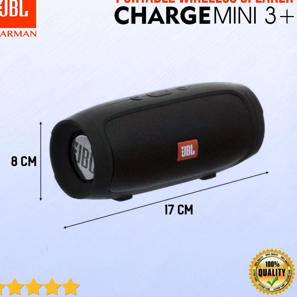 Termurah--Speaker Bluetooh JBL Charge Mini 3+ Speaker Mini 3+ Speaker Aktif Speaker Speaker Super Ba