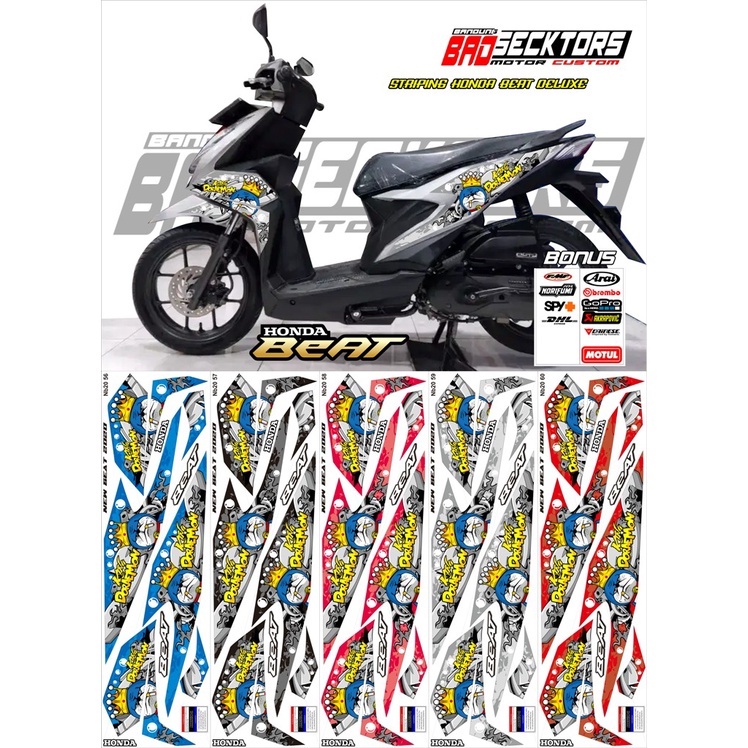 Striping Honda Beat New 2020 2021 2022 DORAEMON KING