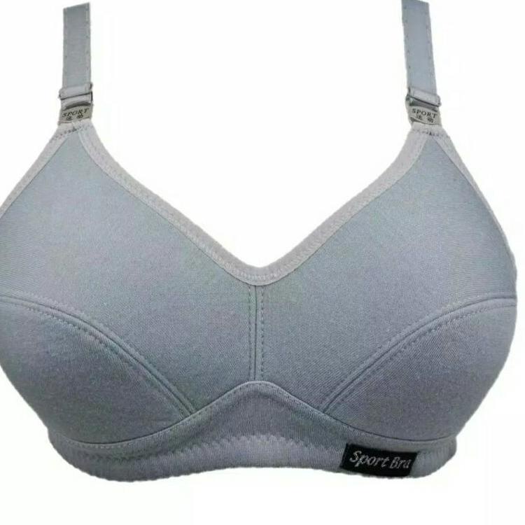 Bra Sport SUPER JUMBO Ukuran 48 50 Tanpa Busa Bahan Kaos BH Kait 3 ‣ GLM.18Oc22a