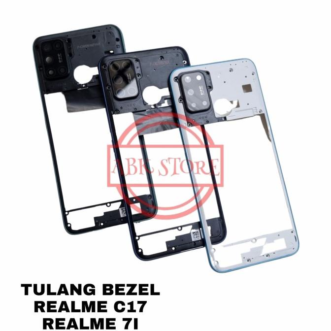 TULANG TENGAH BEZEL - RANGKA TUTUP MESIN REALME C17 | REALME 7I