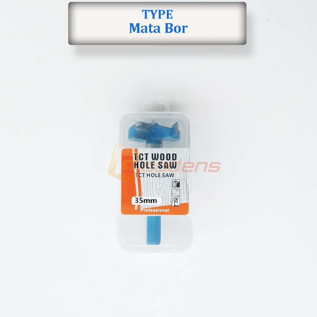 Mata Bor Kayu 16mm, 20mm, 22mm, 26mm, 35mm Mata Bor Engsel Sendok Wood Hole Saw