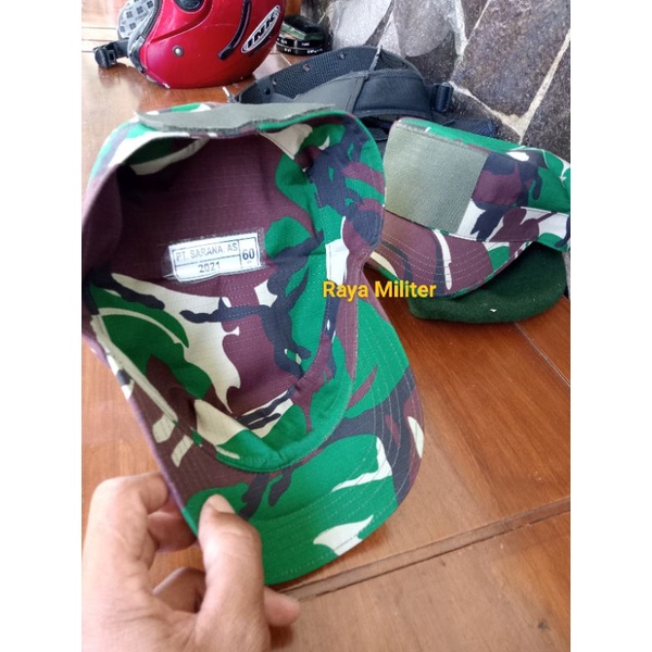 ORI 100%. Topi pet Jatah TNI AD terbaru