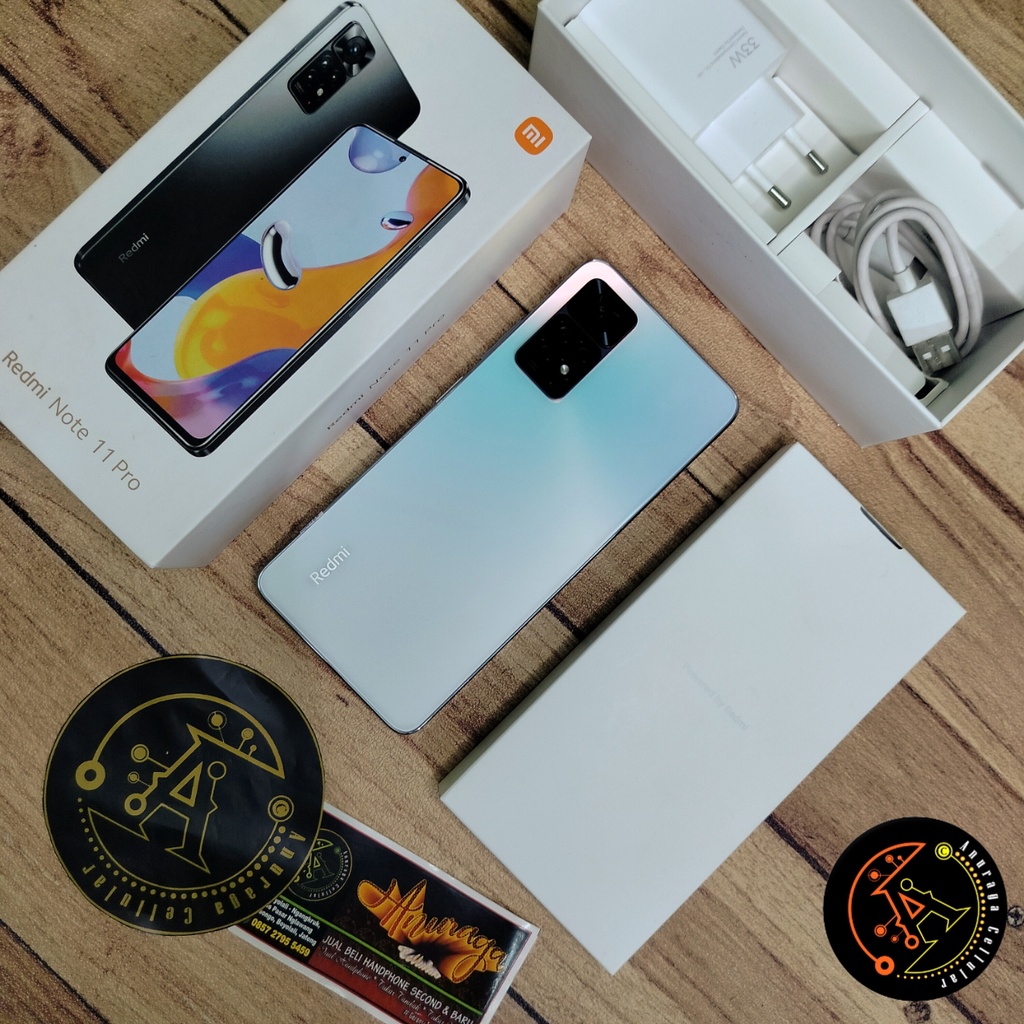 Xiaomi Redmi Note 11 Pro 5G ~ Note 11 Pro // 8/128~6/128 Fullset Original Mulus Garansi Resmi