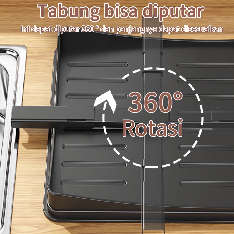 Rak Dapur Rak Piring Rak Peniris Rak Penyimpanan Dapur dengan Baki