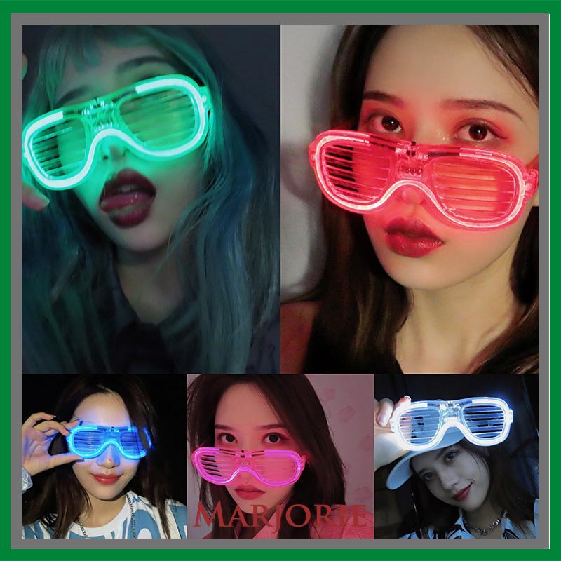 LED Kacamata Nyala Malam Colorful Eyeglass Aksesoris Fashion-MJD