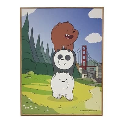 

We Bare Bears Wall Décor Canvas 30x40cm (Bridge)