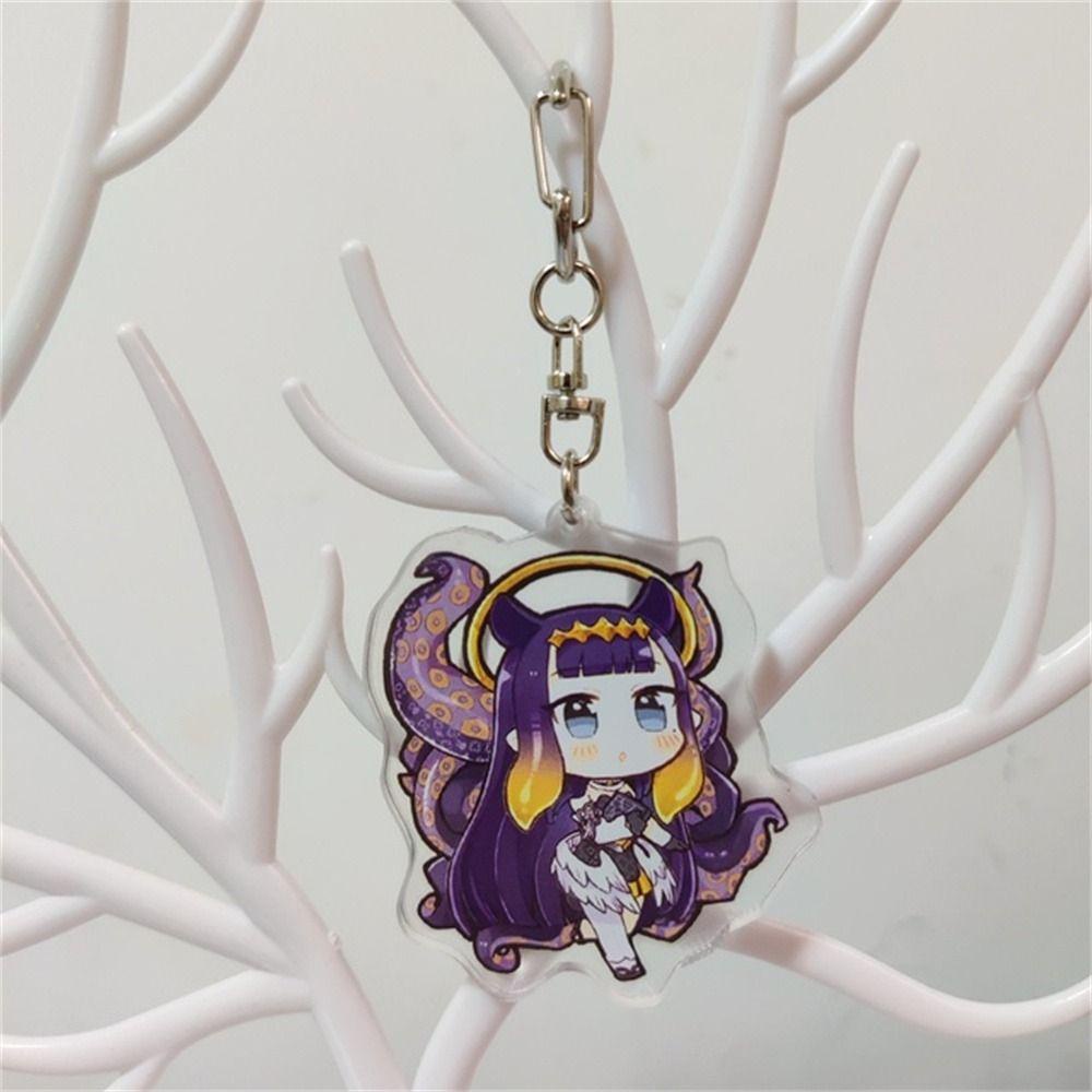 Gantungan Kunci Hololive Agustinina 6cm Mainan Kado Ookami Mio Vtuber Murasaki Shion Gawr Gura Hololive Keyring