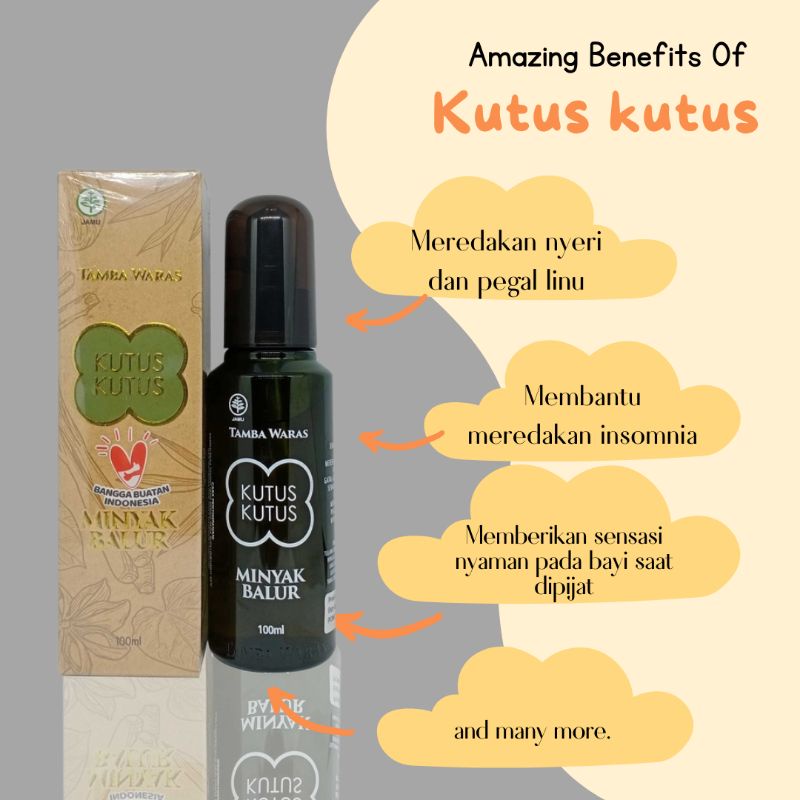 MINYAK KUTUS-KUTUS ORIGINAL 100 % ASLI TAMBA WARAS