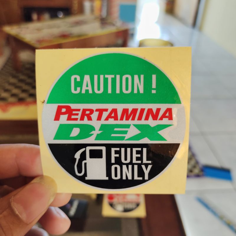 stiker cuting pertamina dex