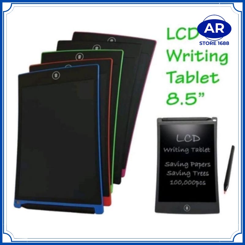 AR-LCD Writing Tablet 8.5 Inch | Drawing Pad | Papan Tulis Anak Dan Dewasa