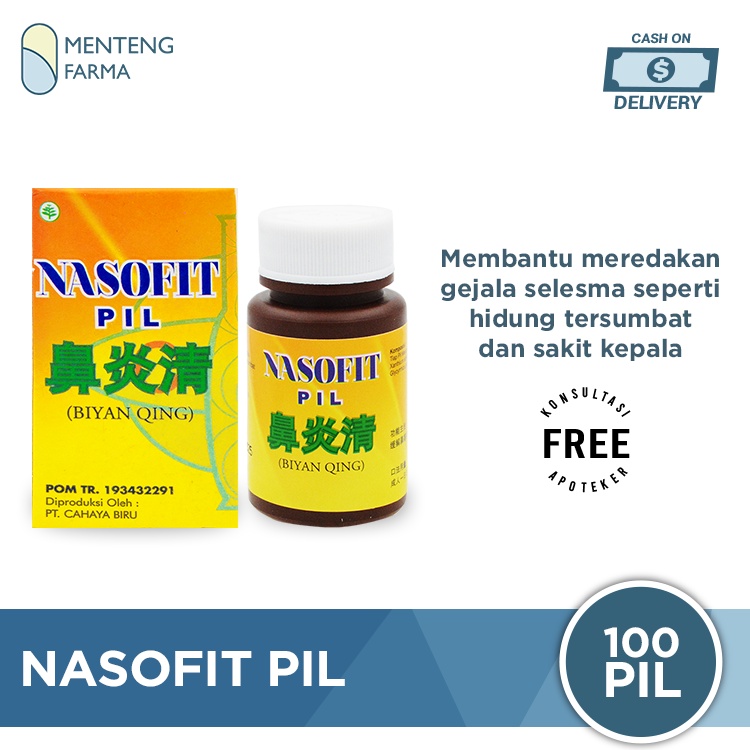 Nasofit Pil (Biyan Qing) - Pereda Selesma Pilek dan Hidung Tersumbat