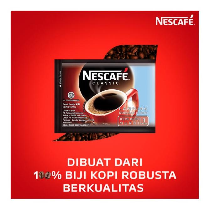 

Serba Murah.. NESCAFE Classic Kopi Instan Hitam 60 x 2g M9J