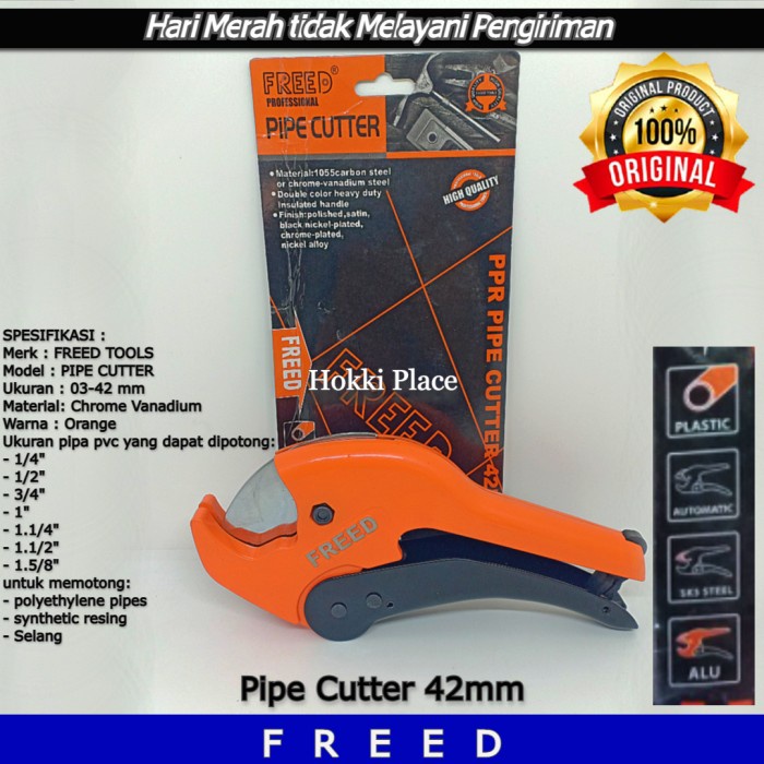 Pipe Cutter Gunting Pipa Freed