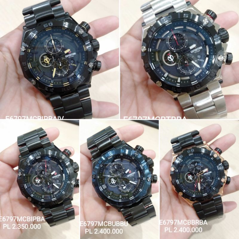 Jam Expedition Pria E 6797 MC Original