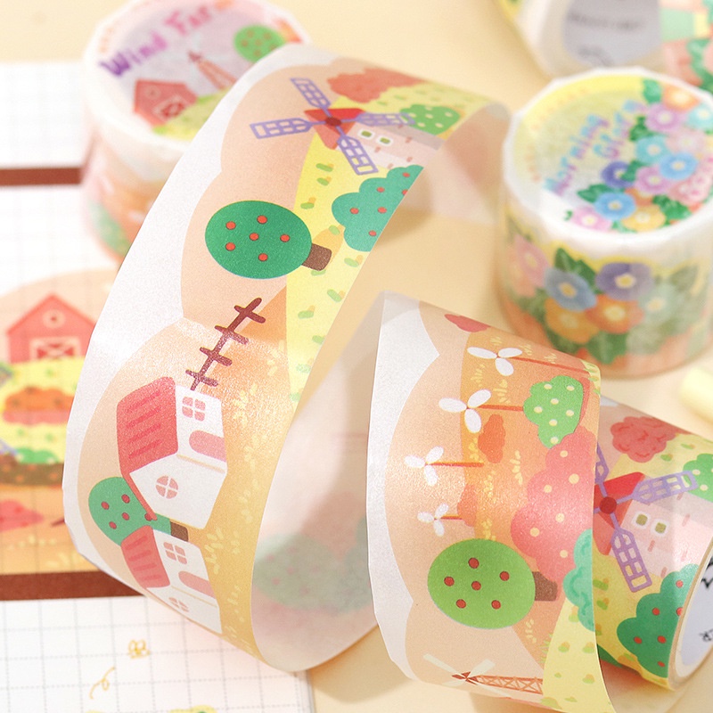 Stiker Roll Satuan / Stiker Aesthetic Karakter Lucu