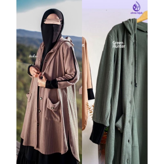 Outer Hoodie by Azda | jaket Zara knit