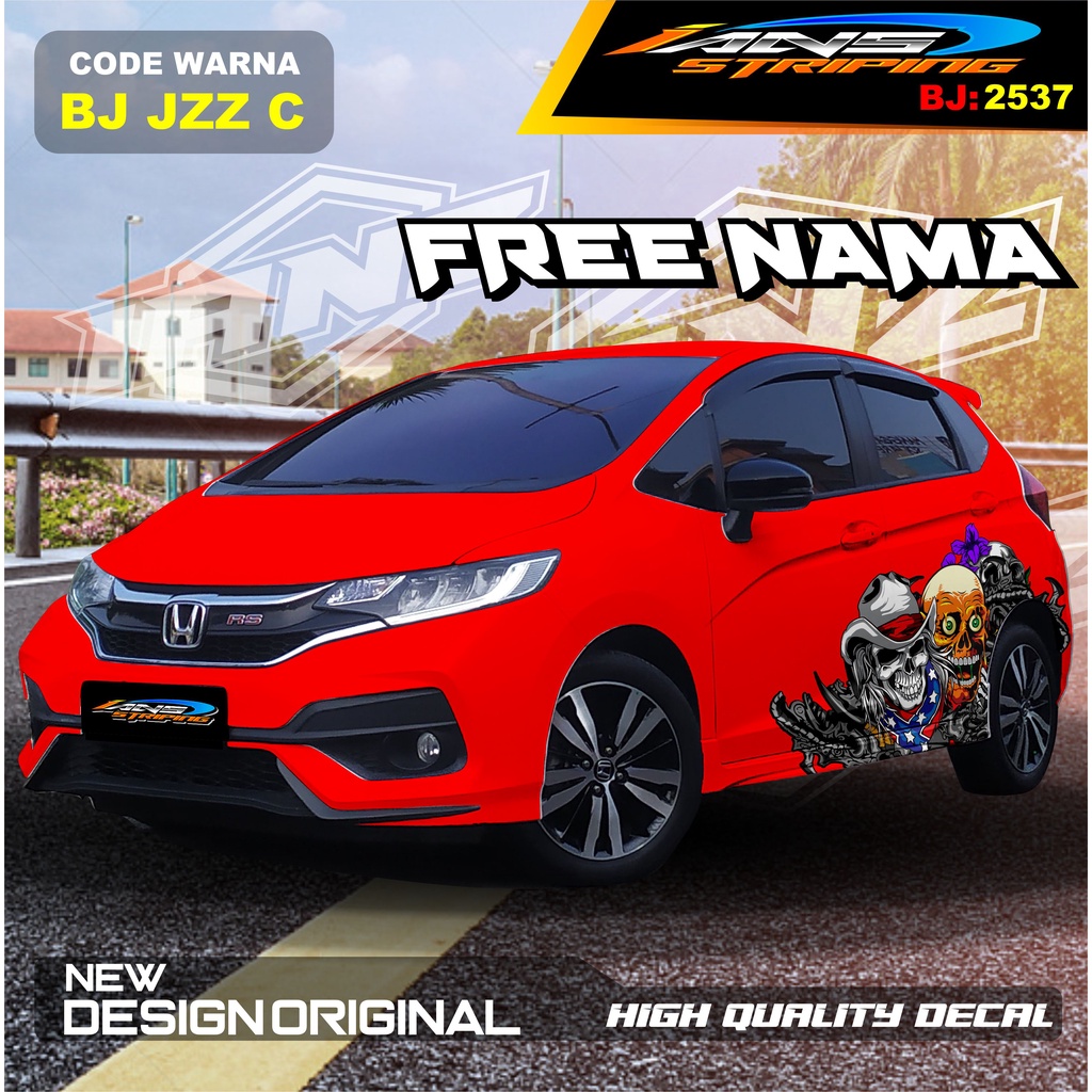 STICKER VARIASI HONDA JAZZ / STICKER DECAL MOBIL JAZZ / DECAL STICKER MOBIL HONDA JAZZ , BRIO / STICKERMOBIL