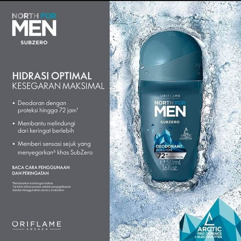 PROMO North For Men Subzero Deodorant Roll-on//North For Men Ultimate Balance Deodorant Roll-On