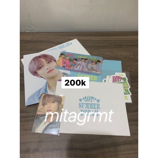 Hot summer dream haechan set nct dream ticket ar selca photocard pc ticket fanmeet