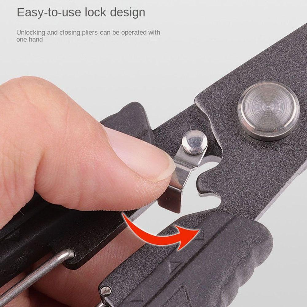 Lanfy Tang Pancing Perlengkapan Alat Pancing Aksesoris Multifungsi Stainless Steel Fishing Tackle Fishing Line Cutter Pemotong Garis