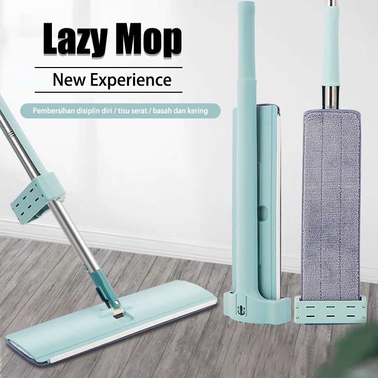 Alat Pel Lantai Pel Tarik 1080 Ultra Mop Microfiber - Ultra Mop Cleanze Standing Mop