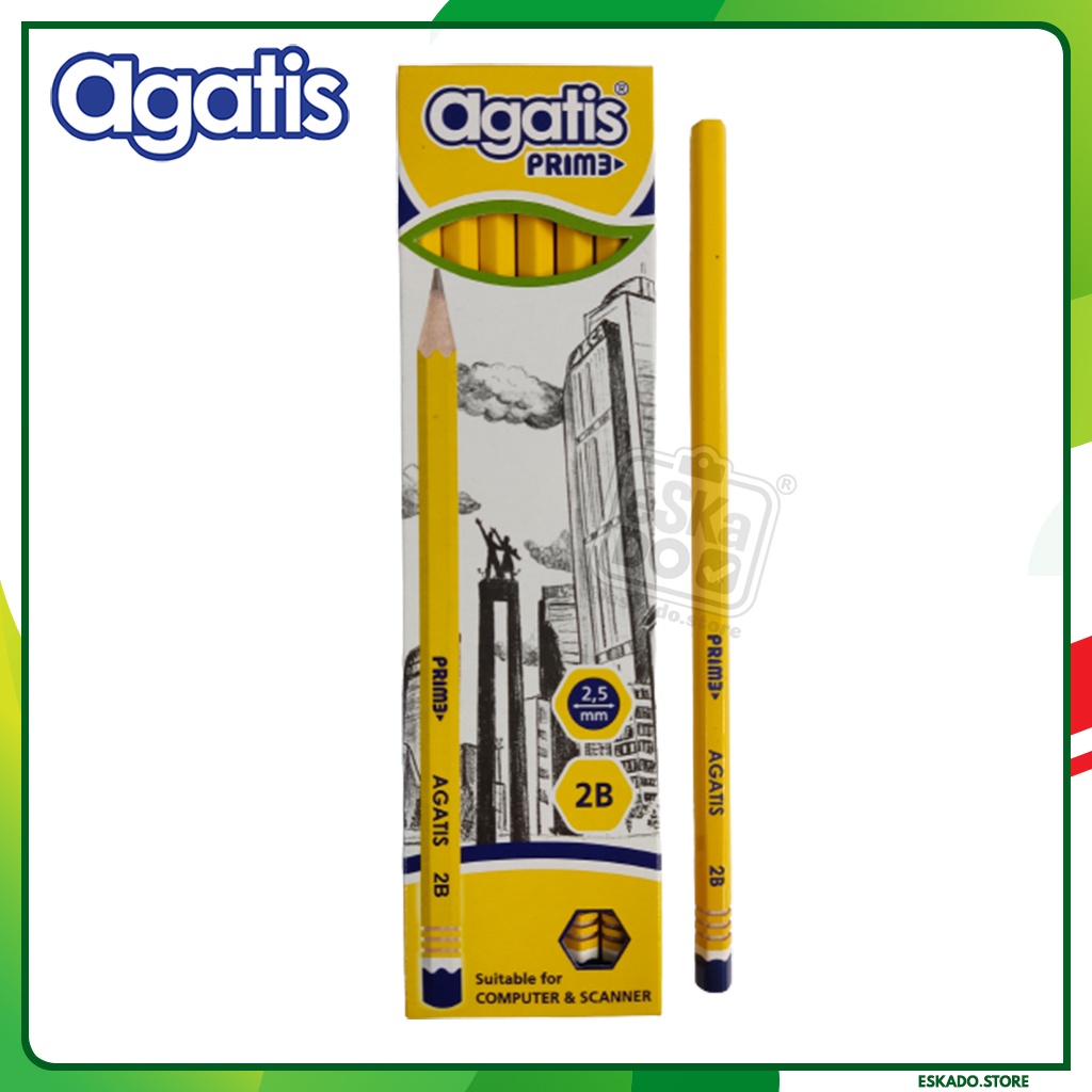 Pensil Agatis Prime 2B (12 Pcs)