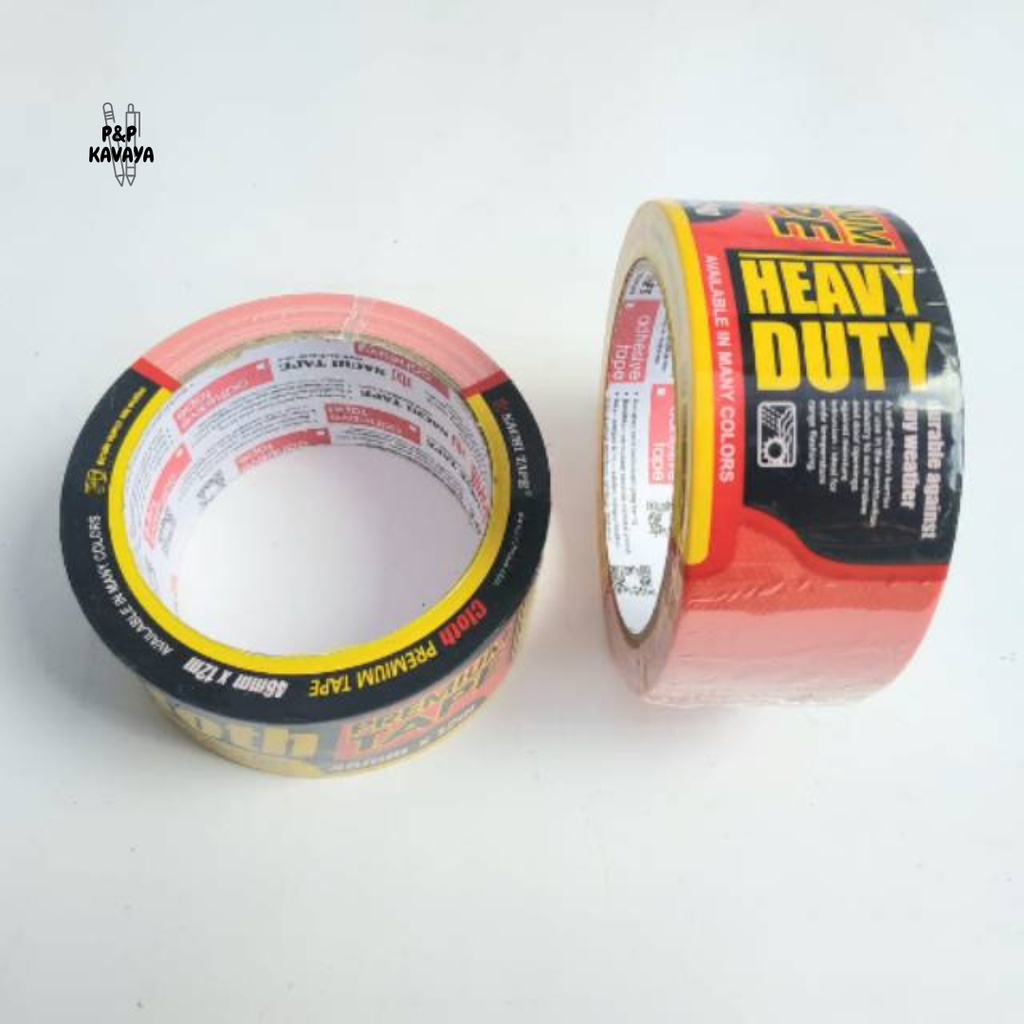 

Lakban Kain Merah/Putih/Kuning NACHI 2 inch/46 mm x 12 m