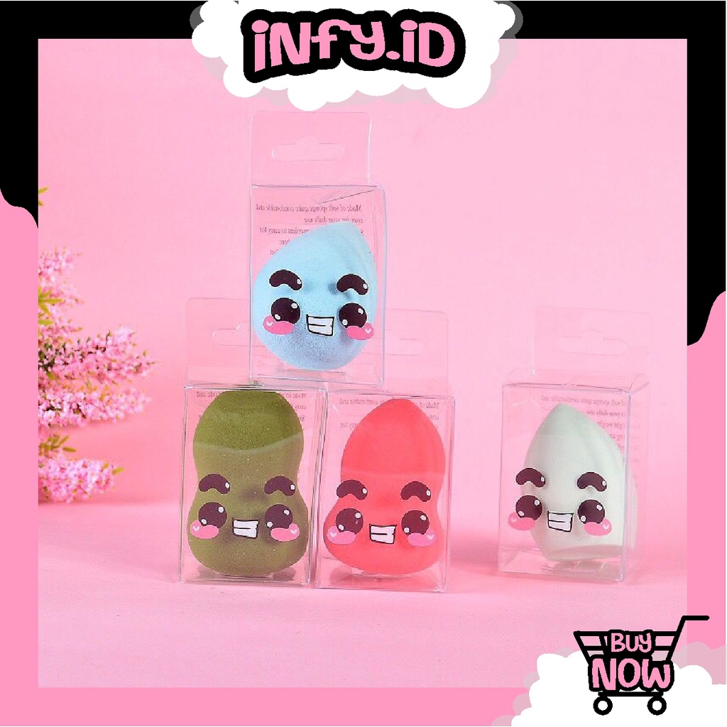 INFY - R422 Beauty Sponge Blender Gourd / Make Up Tools / Spons Blender / Alat Kosmetik