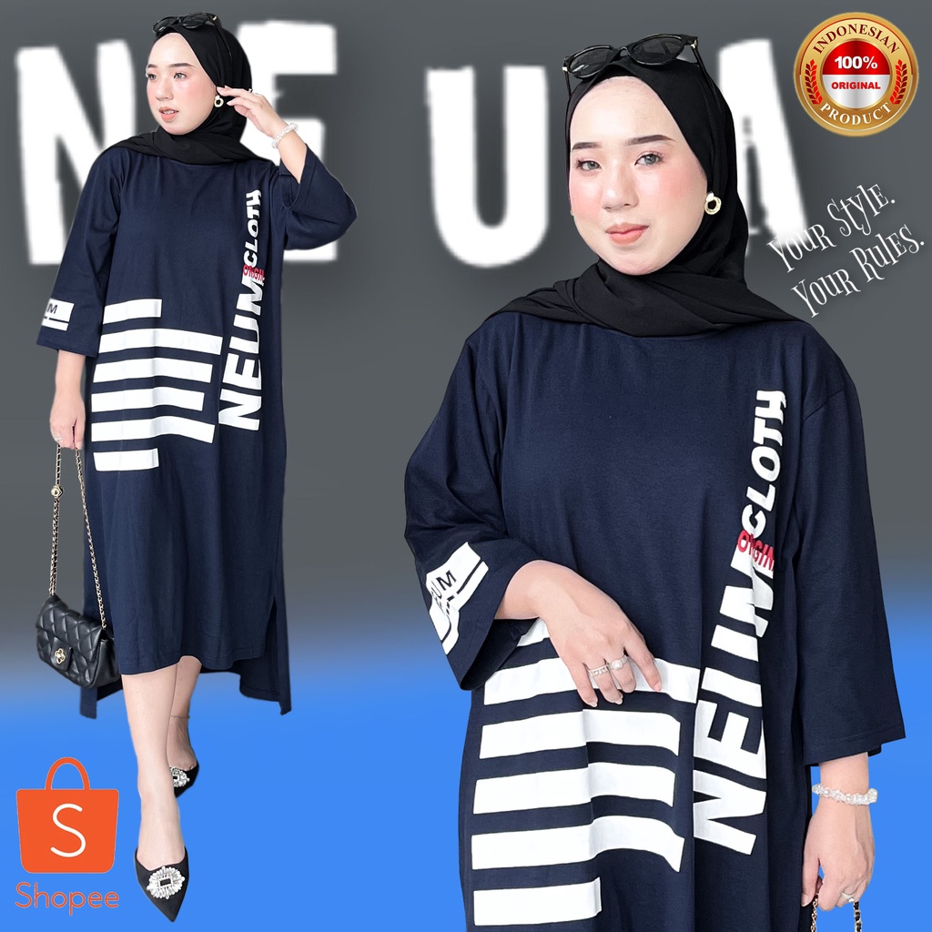 Long Tunik Terbaru Long Tunik DM3 tunik wanita modern Long tunik import Long tunik kekinian Long tun