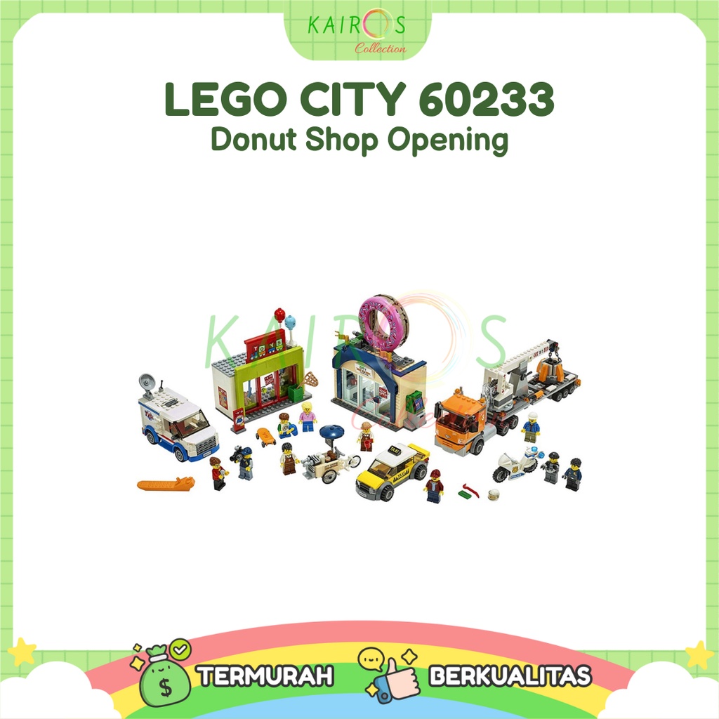 LEGO City Donut Shop Opening 60233