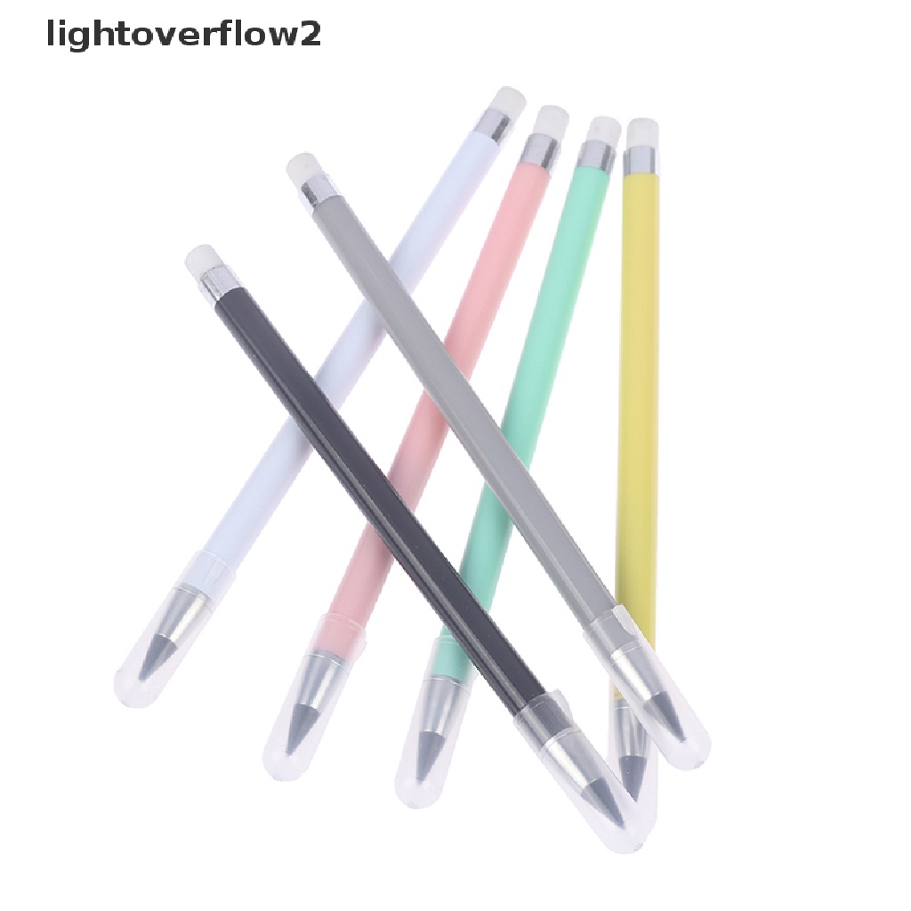 (lightoverflow2) 1pc Pensil Eternal Tanpa Tinta Untuk Menulis