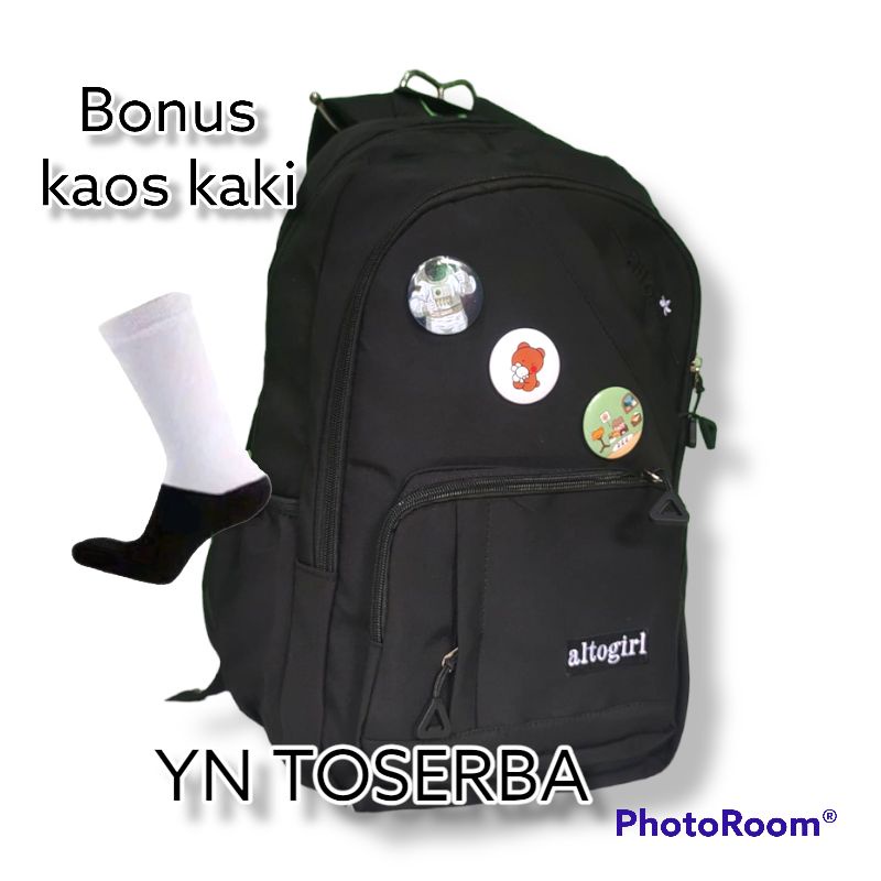 Tas ransel sekolah anak perempuan/ tas sekolah Korean style/tas sekolah SD SMP SMA / tas alto/ altog