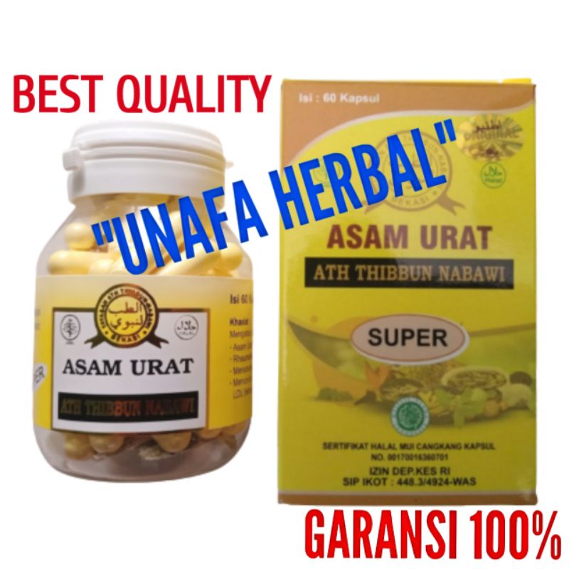 Herbal Asam Urat Super BERHOLOGRAM Original