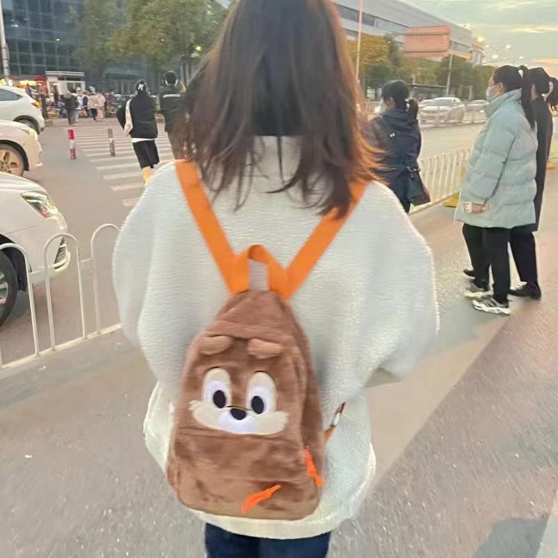 ▲Sera diimpor Jepang lucu Sullivan Winnie the Pooh tupai bermata tiga perempuan anime mewah ransel tas sekolah kartun ransel