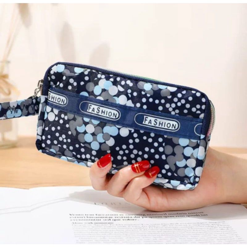 Medan Termurah Multifungsi Japanese style Dompet 3 ruang resleting motif cantik dompet HP cakep