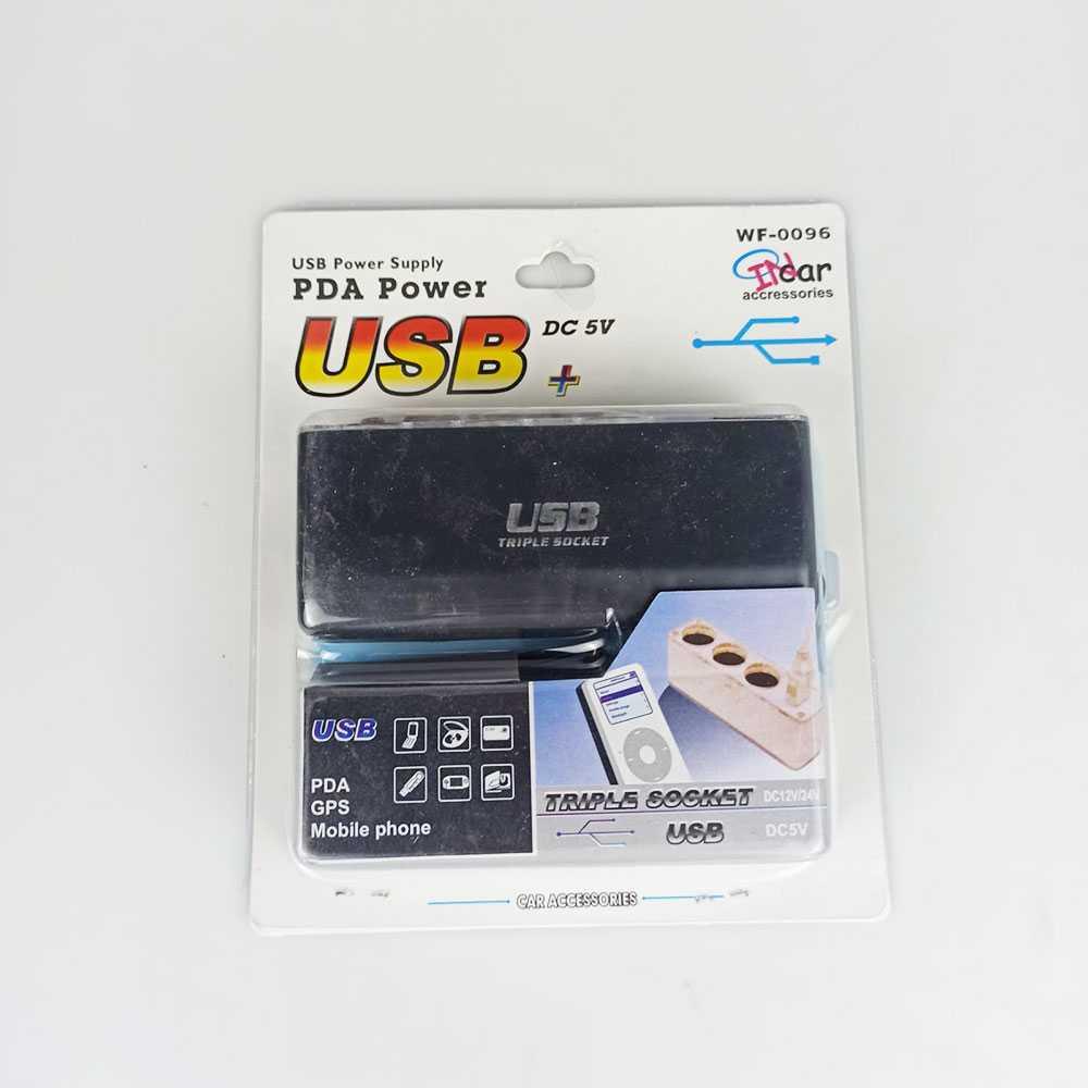 INcar Triple Socket 12V Car Cigarette Lighter USB Power WF-0096 Perlengkapan Mobil Interior Perlengkapan Mobil Interior Mainan Anak Mobil Mobilan Bisa Dinaiki Mainan Anak Mobil Mobilan Bisa Dinaiki Charger Mobil Motor Charger Mobil Motor Charger Mobil And