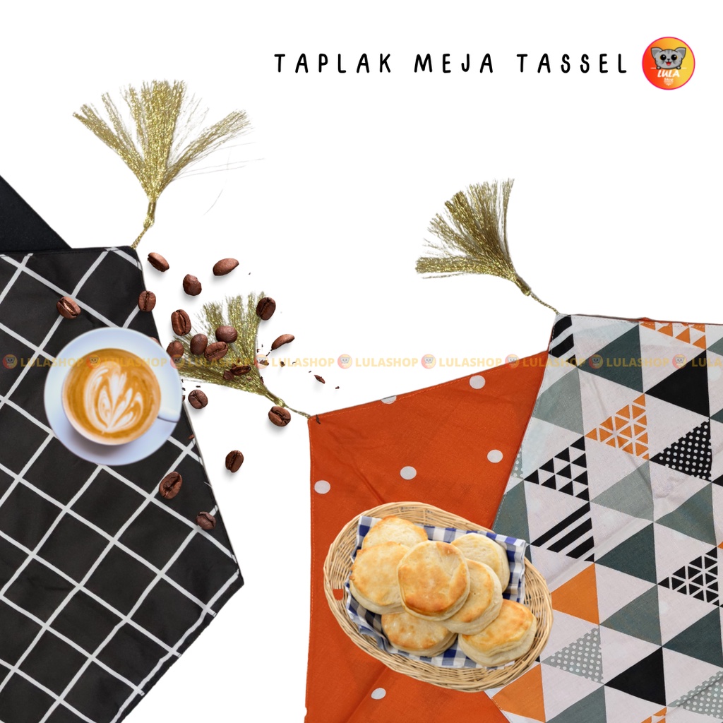 Taplak Meja / taplak meja panjang / taplak meja cantik / taplak meja murah / tempat tisu / taplak meja tasel / taplak ruang tamu / taplak panjang