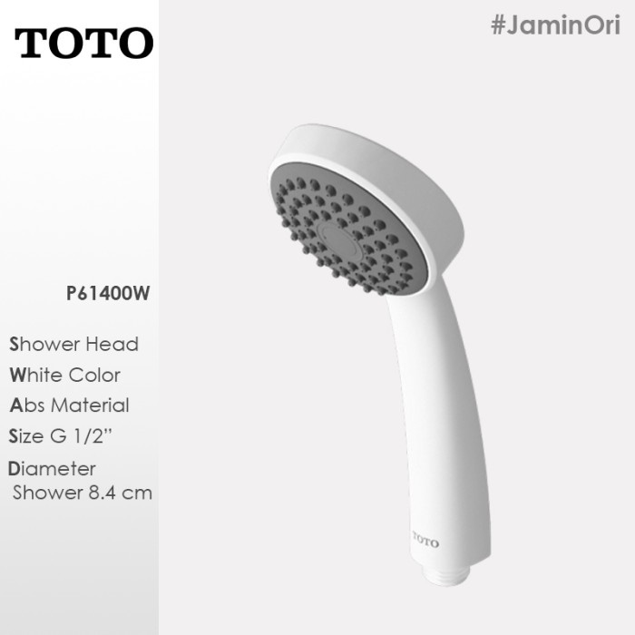 Toto Hand Shower head Kepala hand shower P61400W