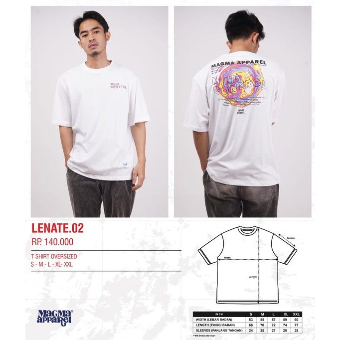 Kaos distro original MAGMA APPAREL Bandung salur