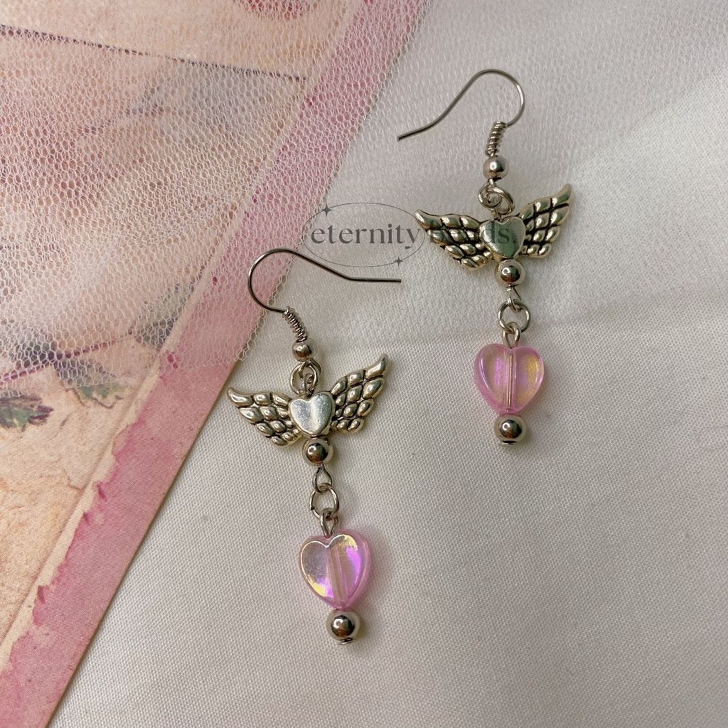 ARCHANGEL Earrings | Anting Gantung Sayap Hati
