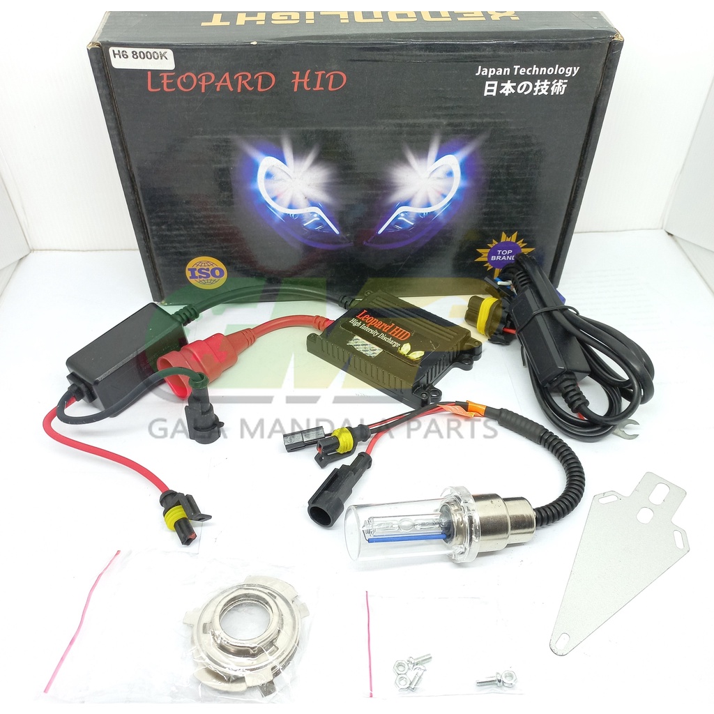 Lampu HID Leopard Xenonlight 35W Lampu Motor Super Terang