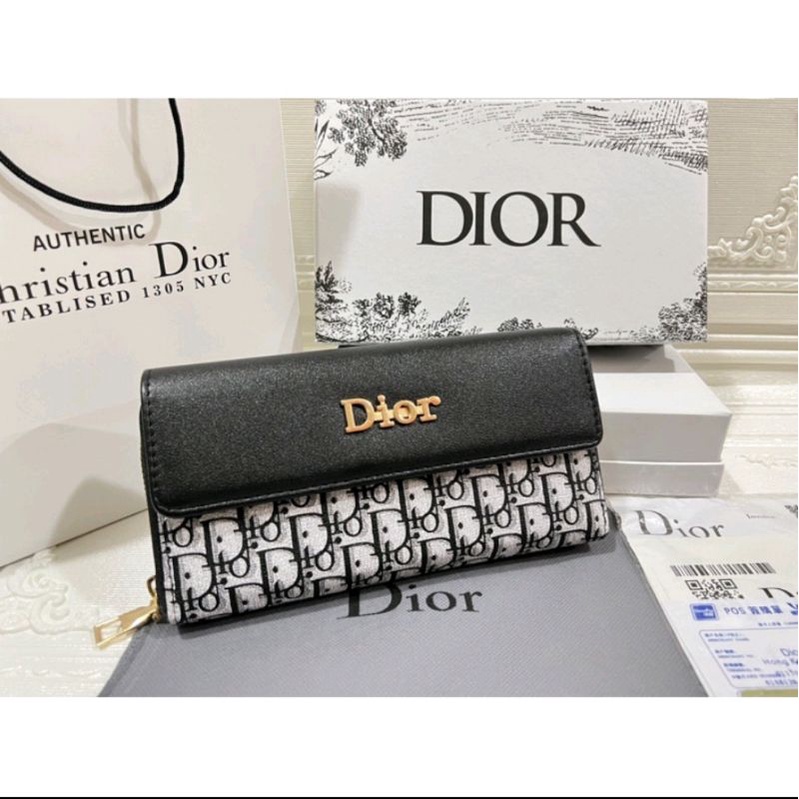 Dompet Dior Panjang / Free Box + Paper Bag